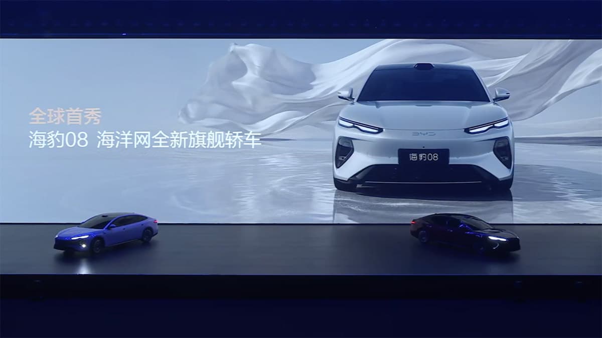 Se estrena el sedán BYD Seal 08, lanzado para el segundo trimestre