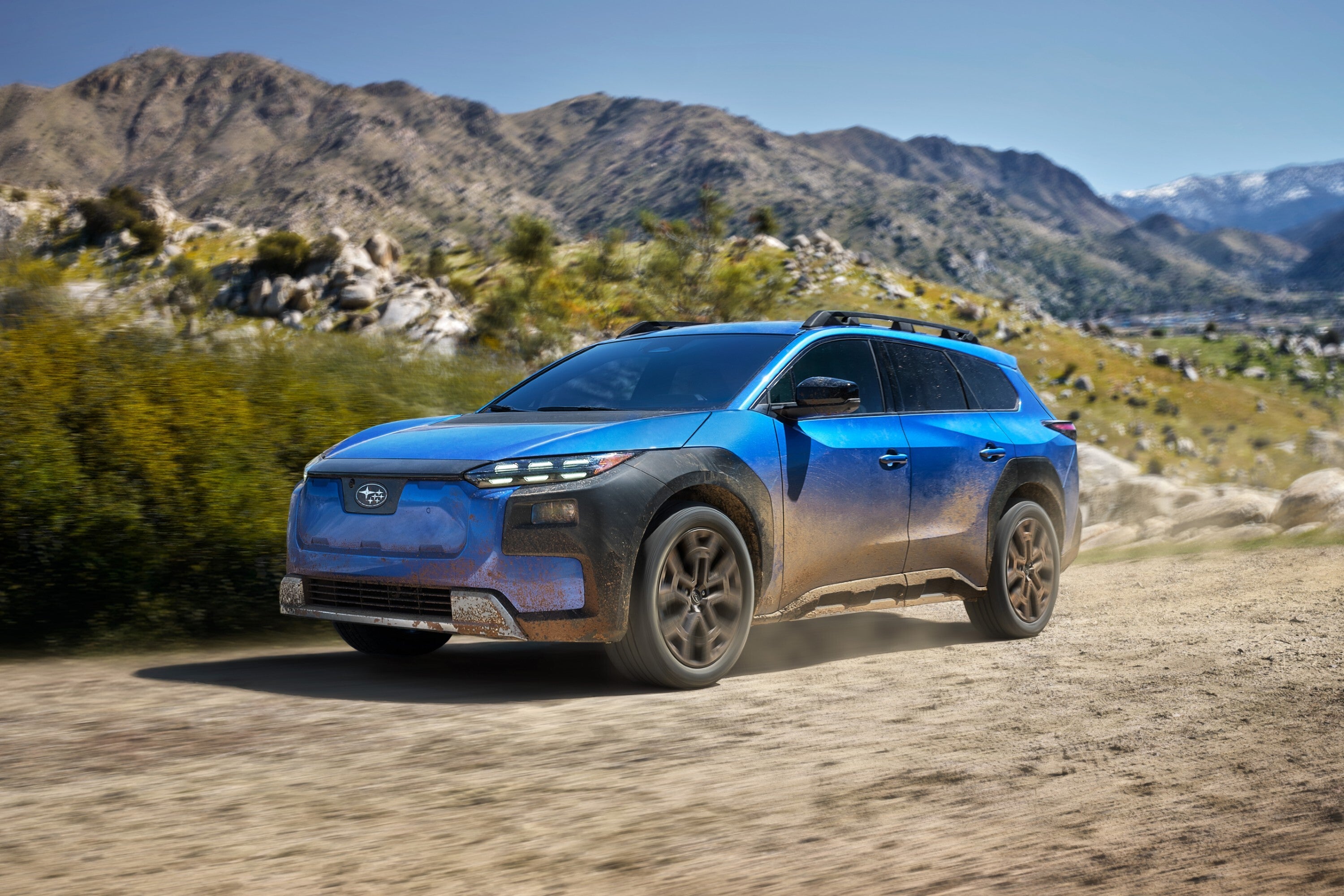 Esta foto proporcionada por Subaru muestra el Trailseeker 2026, un vehículo eléctrico que ofrece tracción total estándar y aceleración rápida, pero solo una autonomía eléctrica modesta. (Cortesía de Subaru de Norteamérica vía AP)