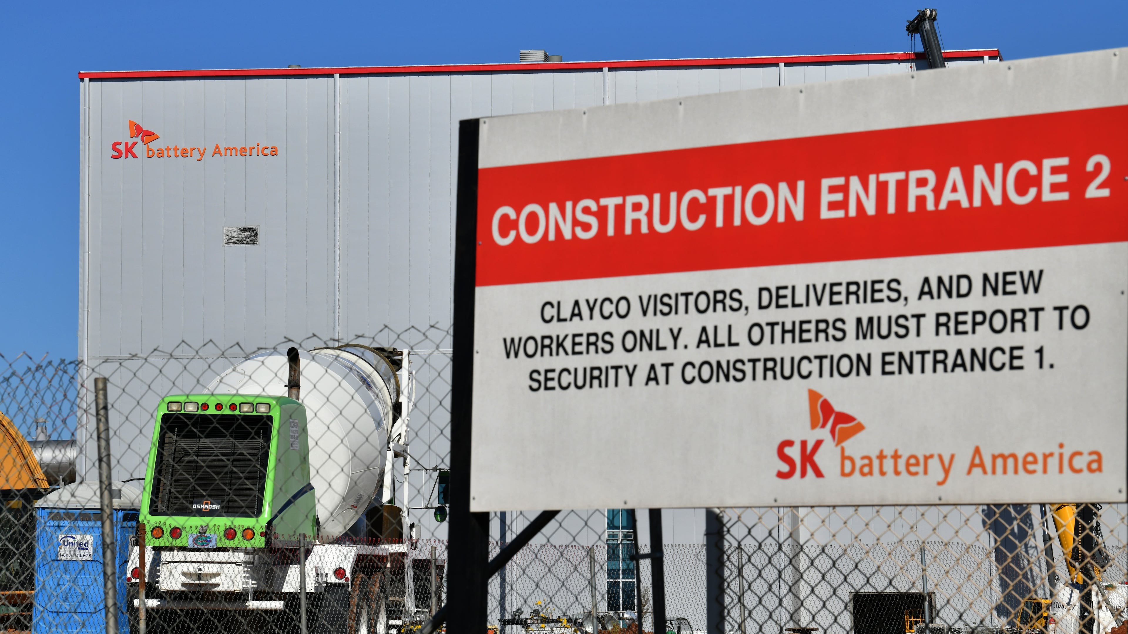 La fábrica de SK Innovation valorada en 2.600 millones de dólares se pone a la venta el miércoles 30 de septiembre de 2020. (Hyosub Shin/AJC)