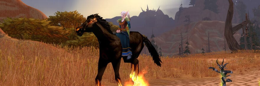 Sólo una niña y su caballo demoníaco.