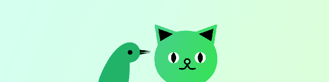 Los gatos sin ojos son verdes.