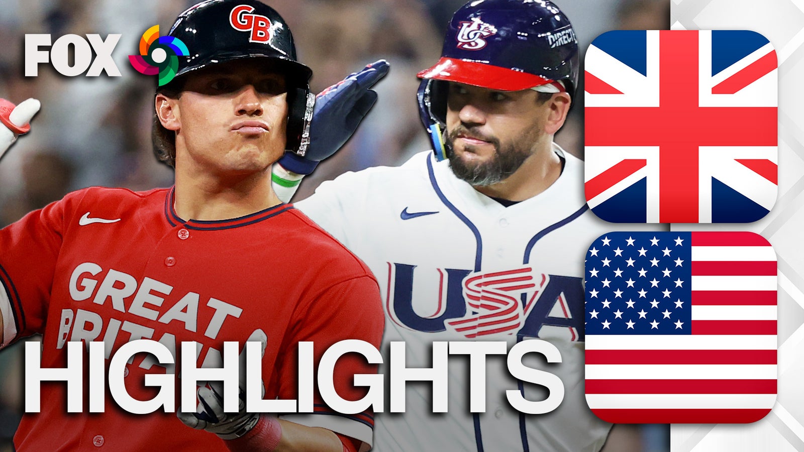 Lo más destacado de Gran Bretaña vs. EE. UU. ⚾️ Clásico Mundial de Béisbol en FOX